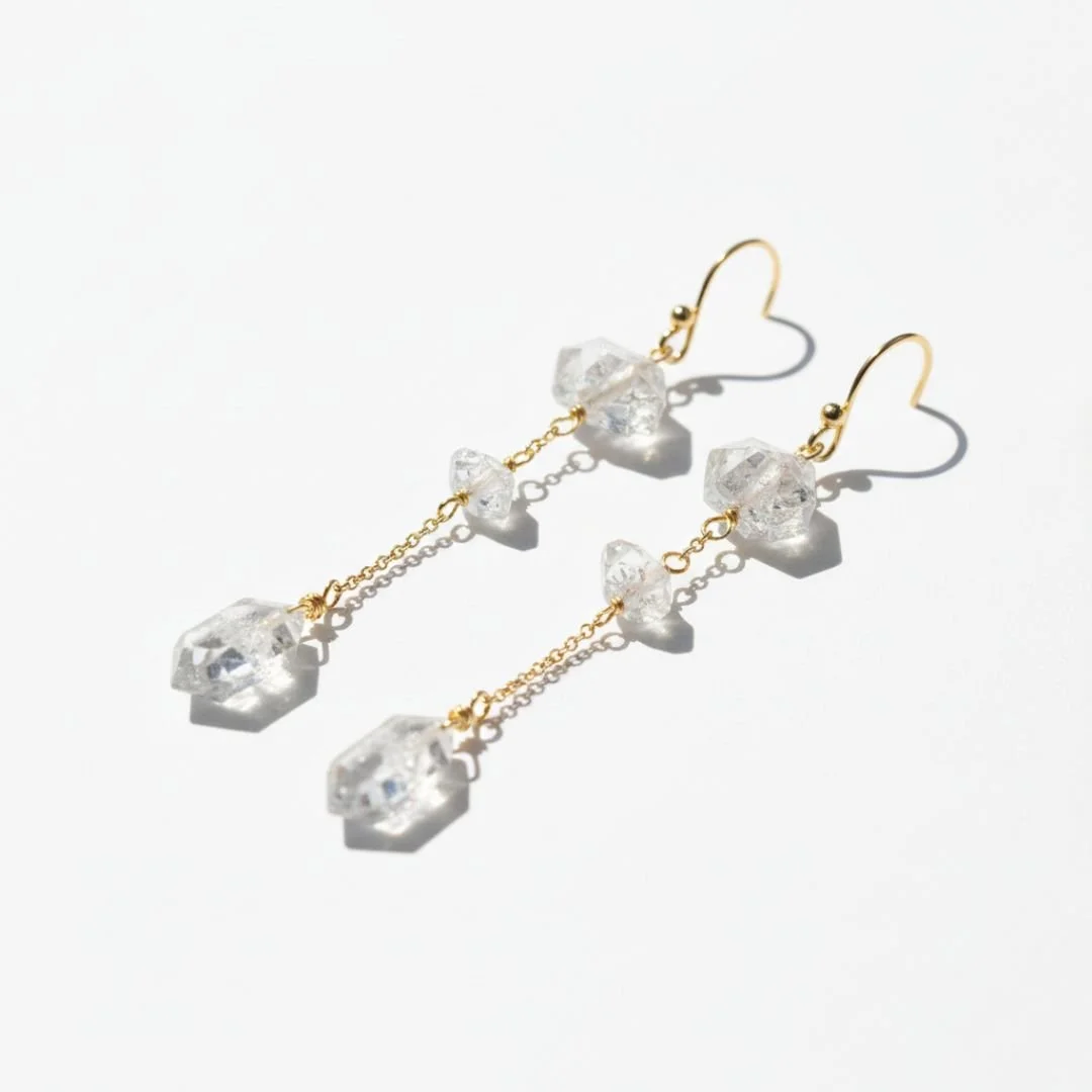 CRYSTAL RATIO EARRING