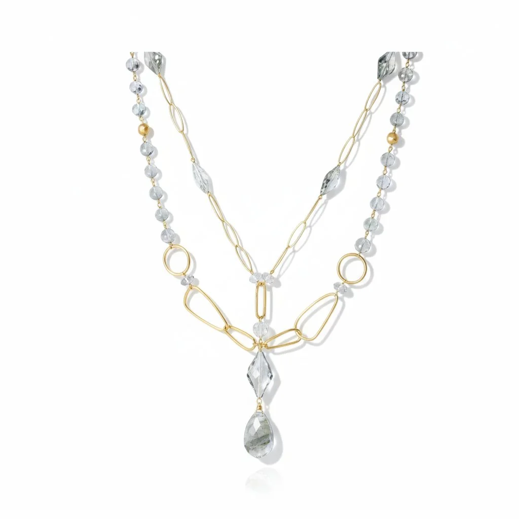 Canyon Double Layer Necklace, by Andrea Li