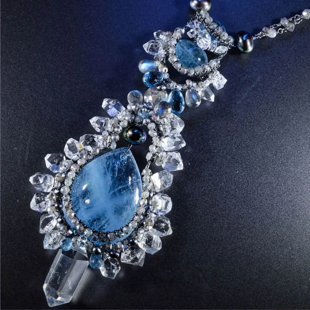 aquamarine necklace
