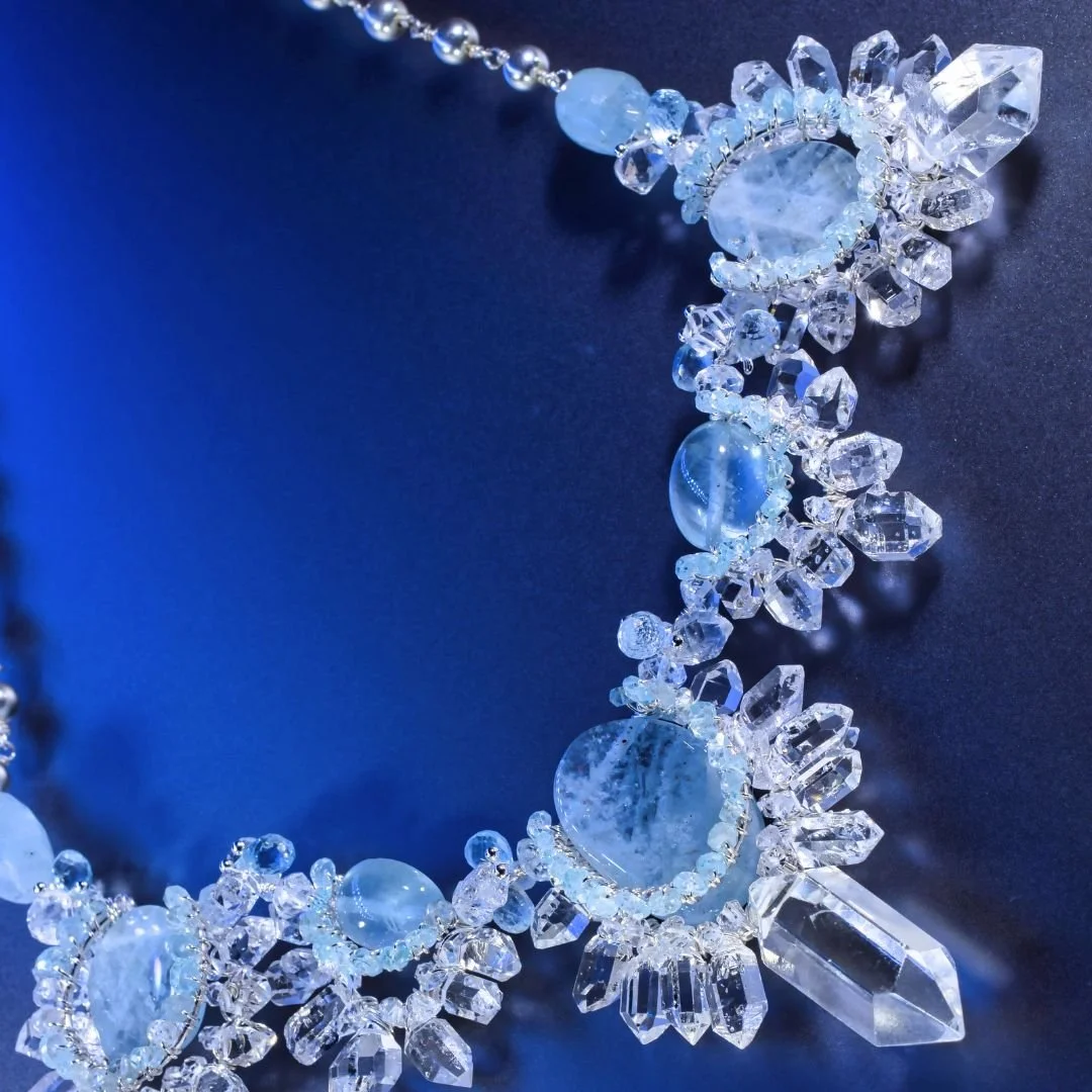 aquamarine necklace