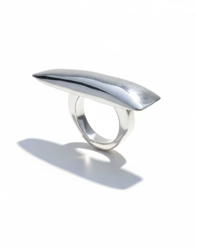 Silver Talon Ring, by Andrea Li