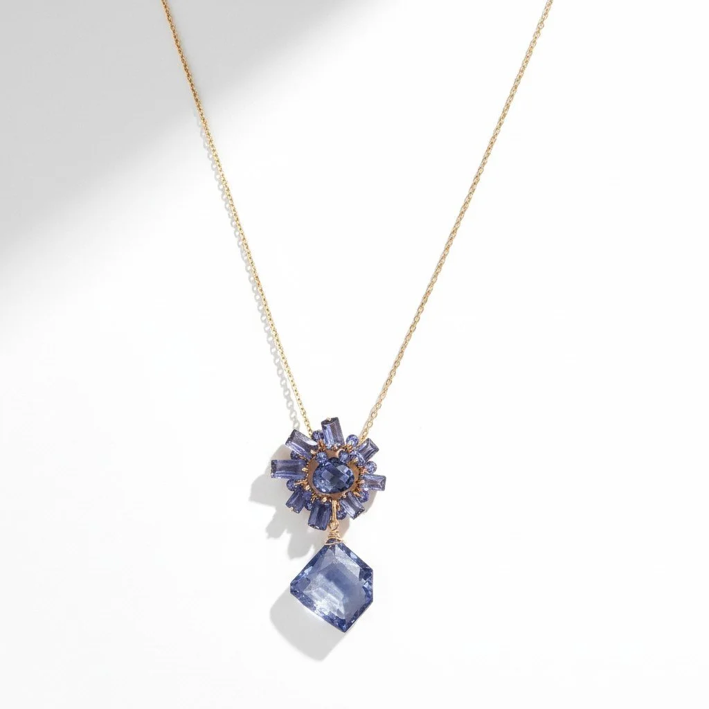 Aristaeus Iolite Gemstone Necklace