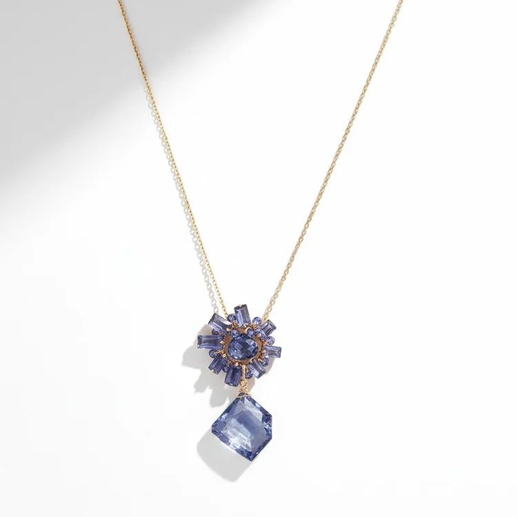 Aristaeus Iolite Gemstone Necklace, by Andrea Li