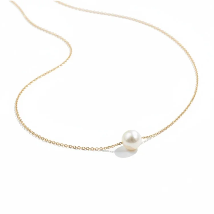 Akoya 14k Gold Necklace, by Andrea Li