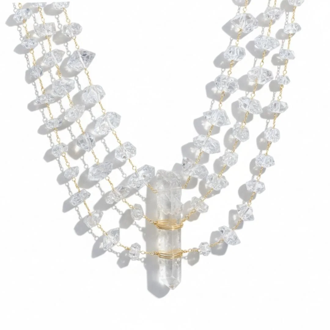 HERKIMER DIAMOND CADENCE NECKLACE