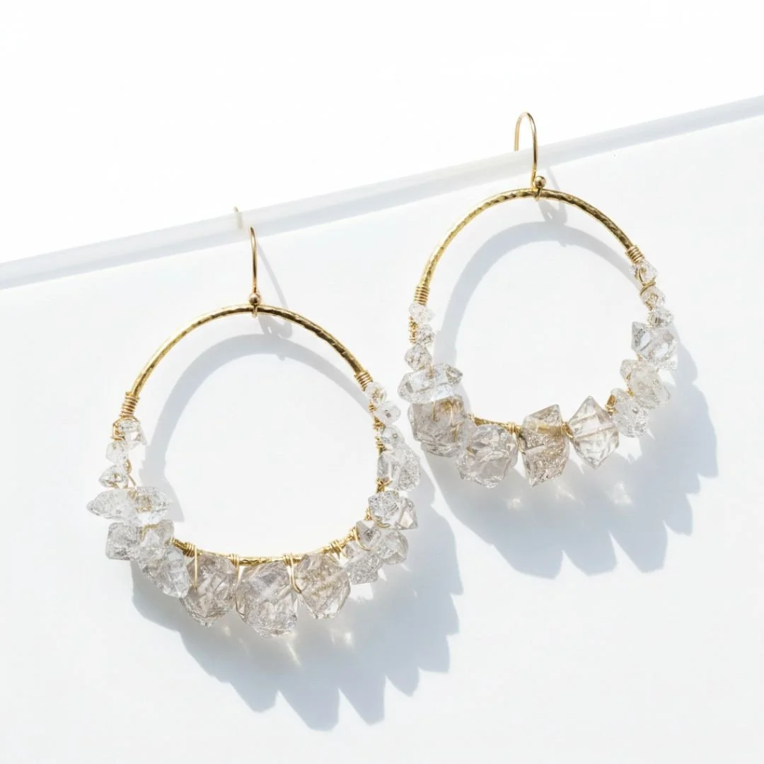 Herkimer Diamond Earrings