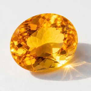 Golden amber citrine