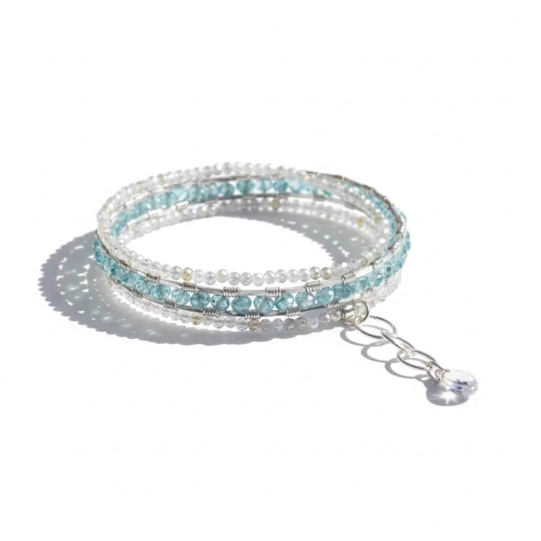 Aquamarine bracelets
