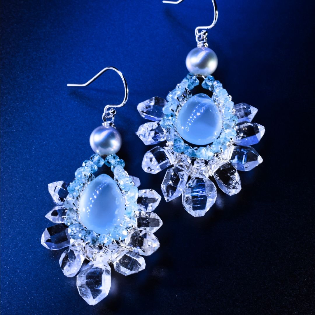 aquamarine earrings