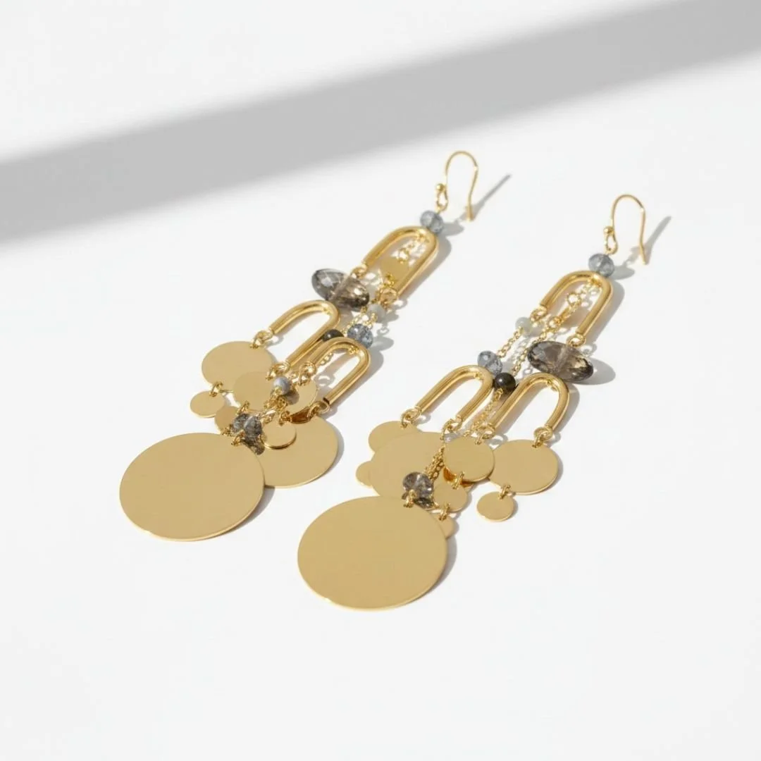 Gila Mobile Disk Earrings