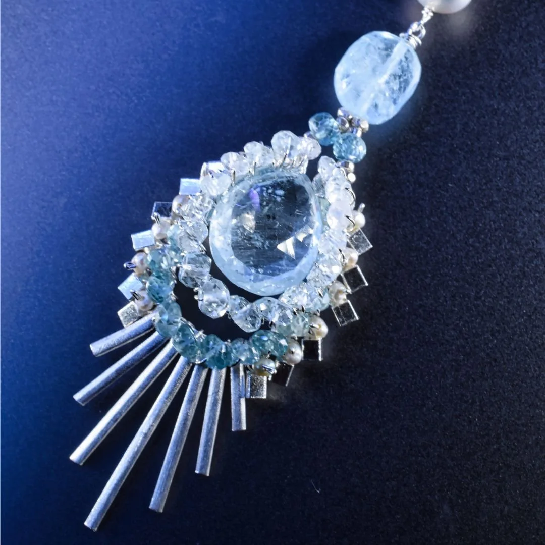aquamarine necklace