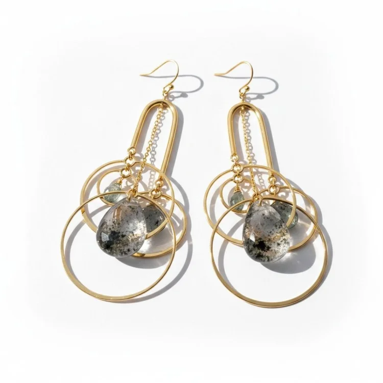 Kalahari Mobile Hoop Earrings, by Andrea Li