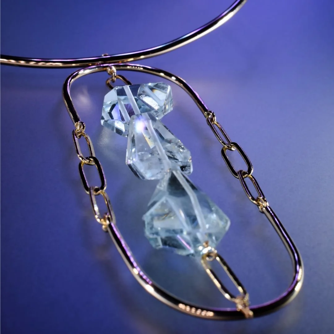 topaz gemstone choker