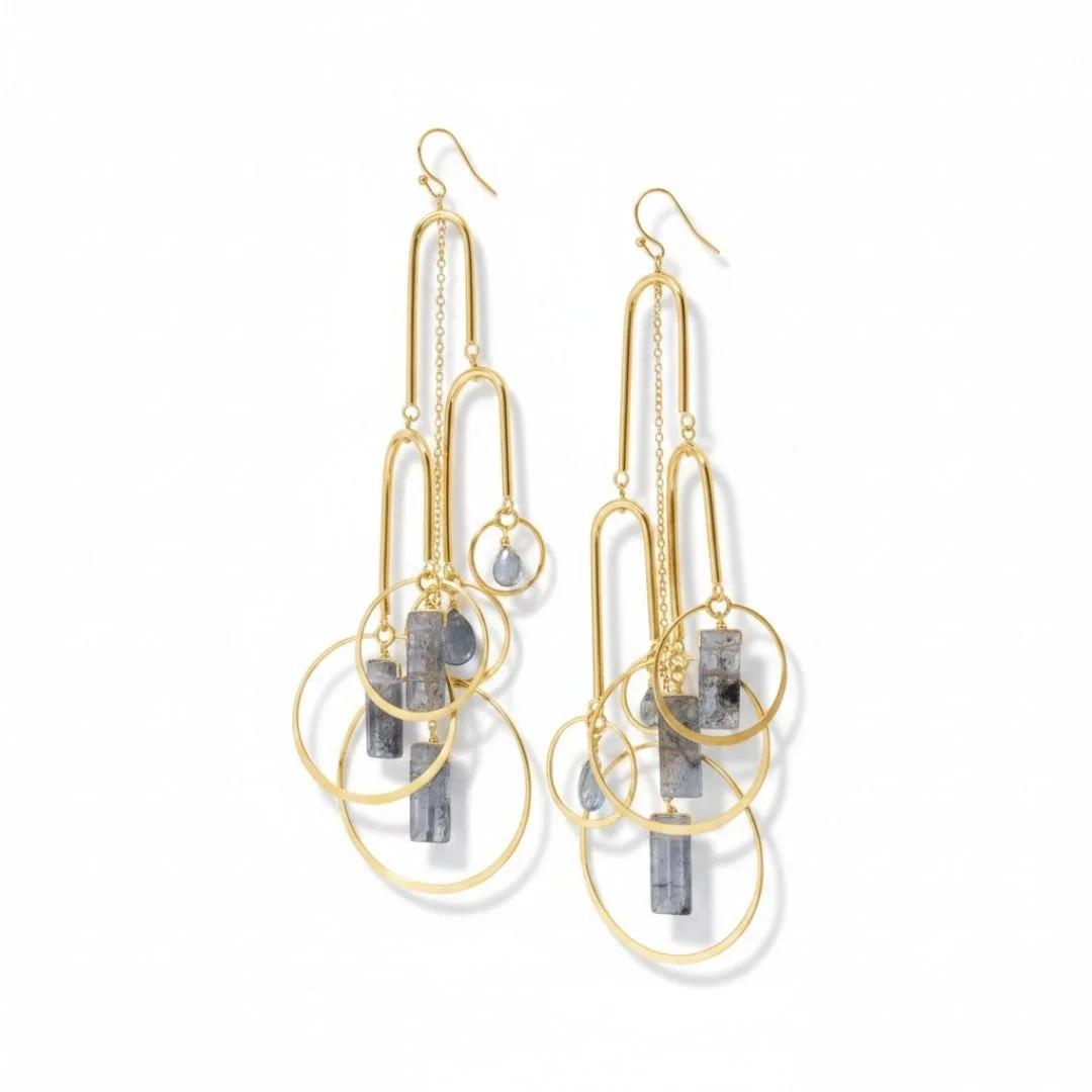 Taklimakan Mobile Hoop Earrings