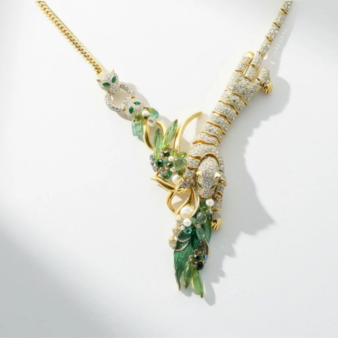 Indira Vintage Statement Necklace