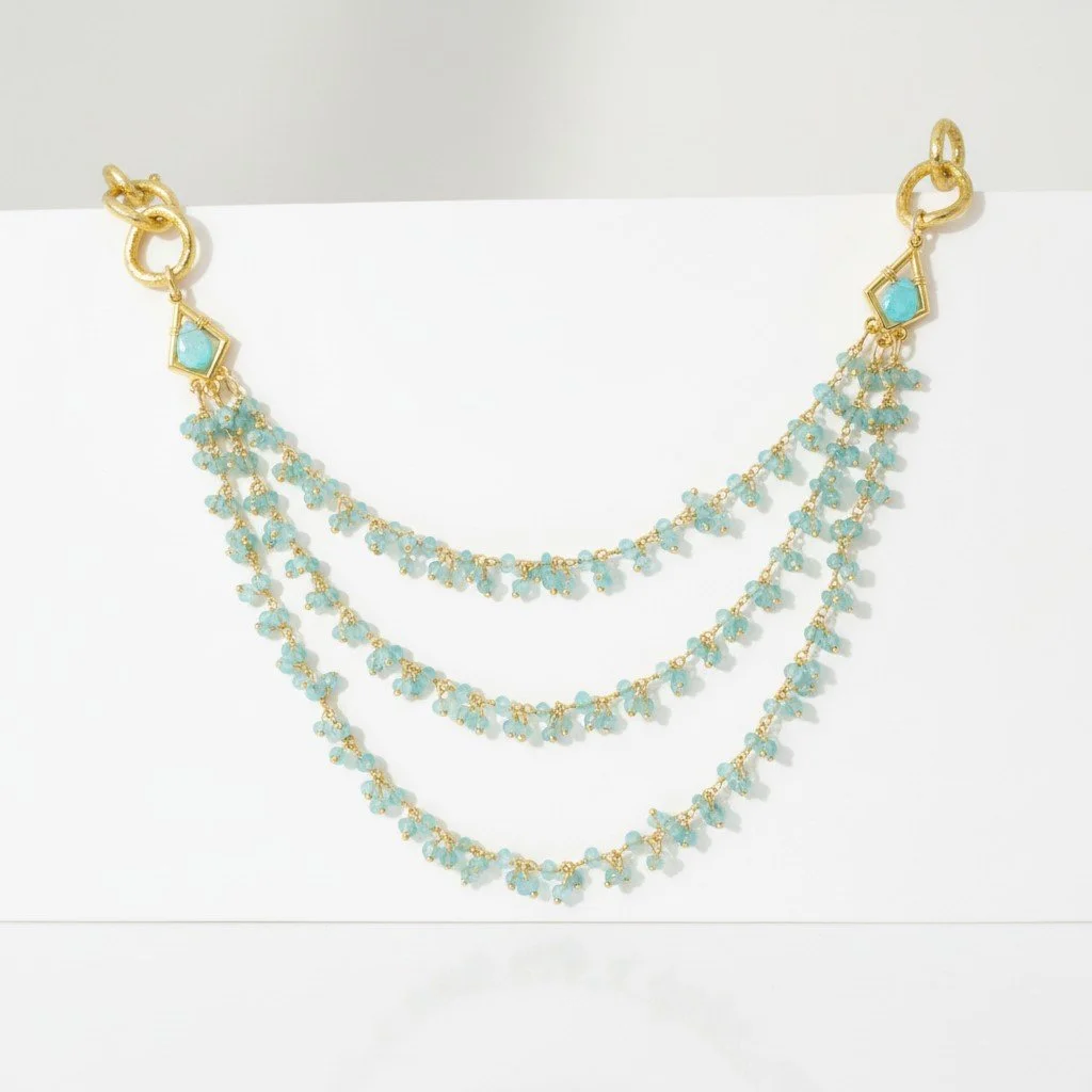 APATITE GEMSTONE LAUREL CANYON NECKLACE