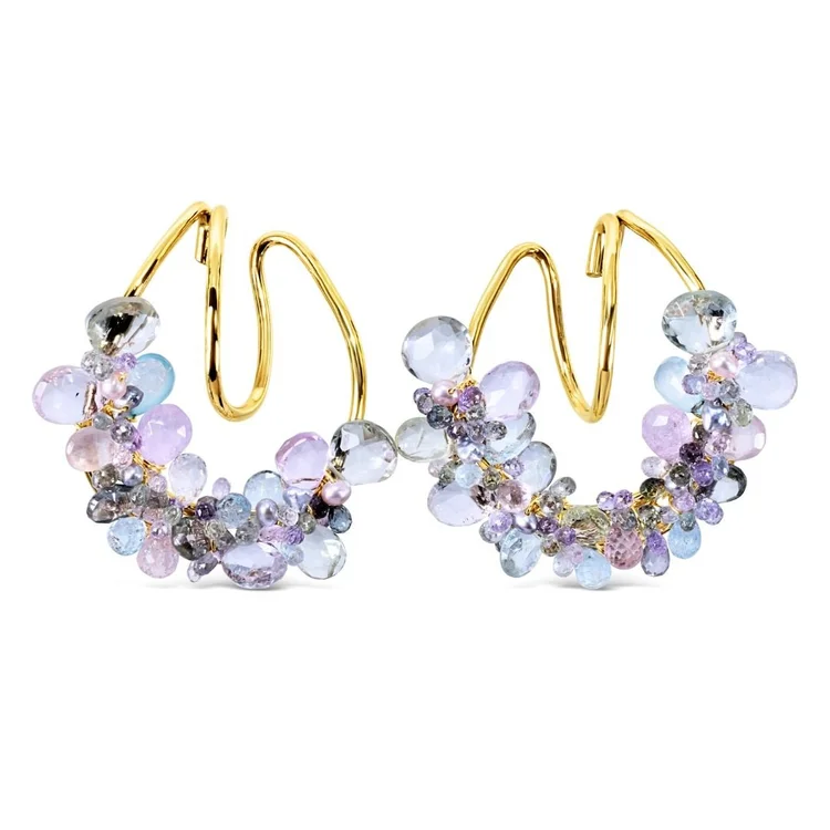 Pastel Gemstone Ear Cuff, by Andrea Li