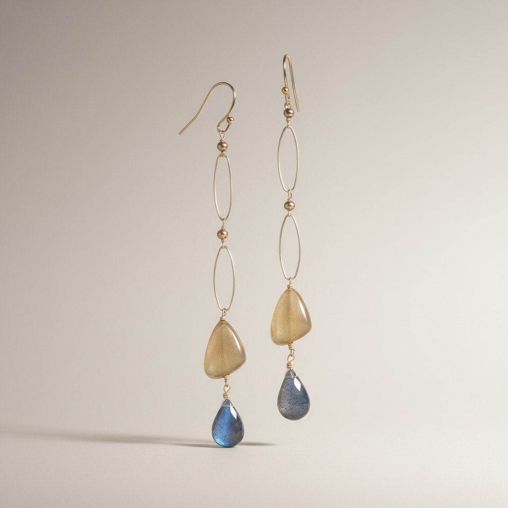 Gamma Hyperes Gemstone Earrings