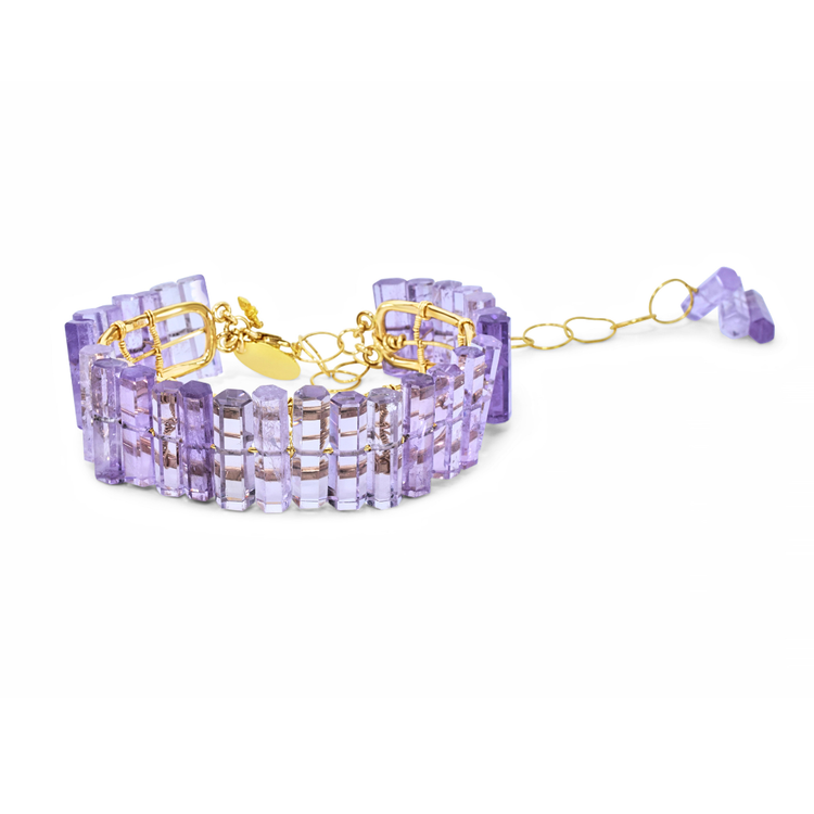 amethyst cuff bracelet