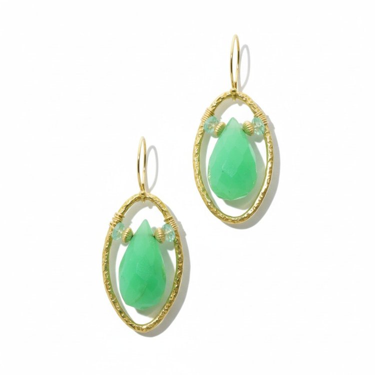 Gemstone Anaheim Earring, by Andrea Li