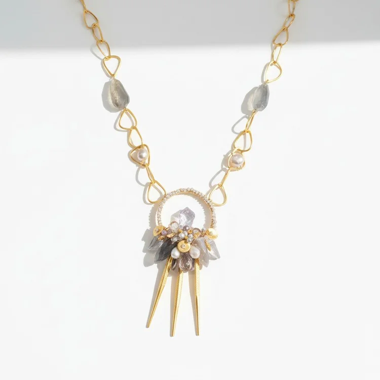 Jezabel Gemstone Necklace, by Andrea Li