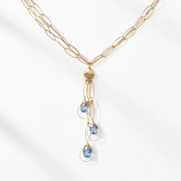 Beta Leporis Gemstone Necklace, by Andrea Li