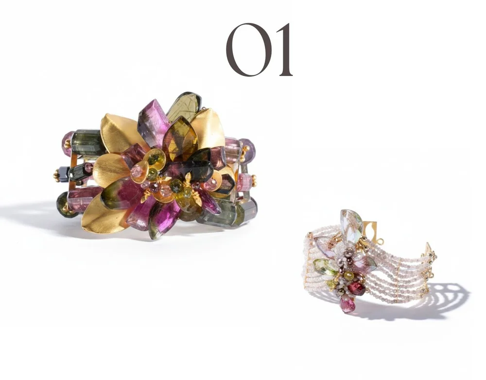 Tourmaline bracelets by Andrea Li