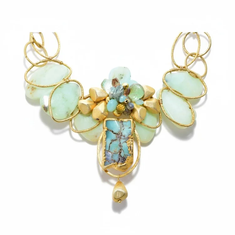 Gemstone Palm Springs Necklace, by Andrea Li