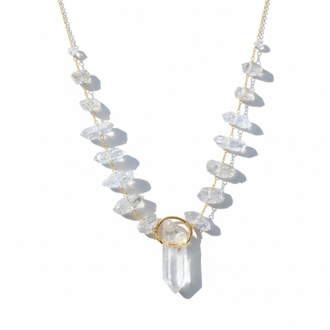 CRYSTAL GRADUATED NECKLACE