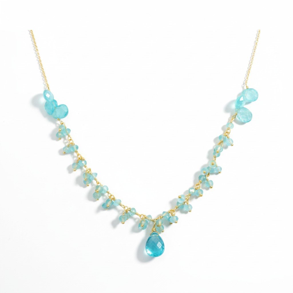 APATITE GEMSTONE PACIFIC RIM NECKLACE