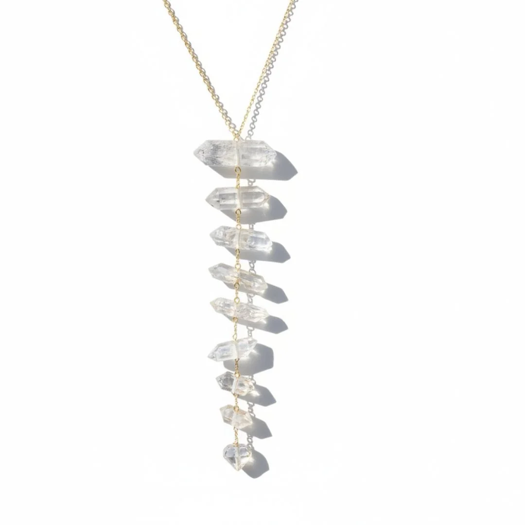 Crystal Quartz Points Necklace