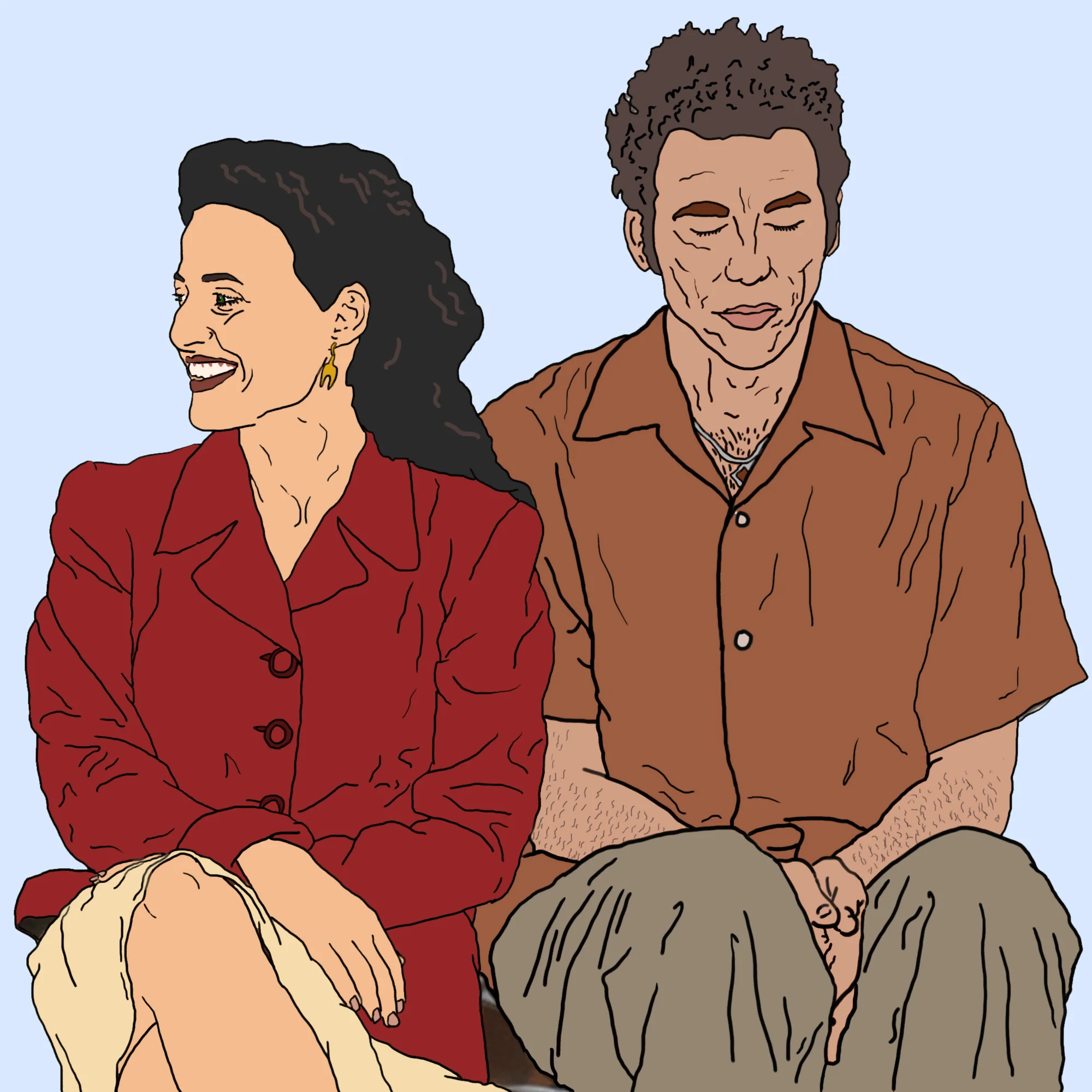 elaine benes & cosmo kramer