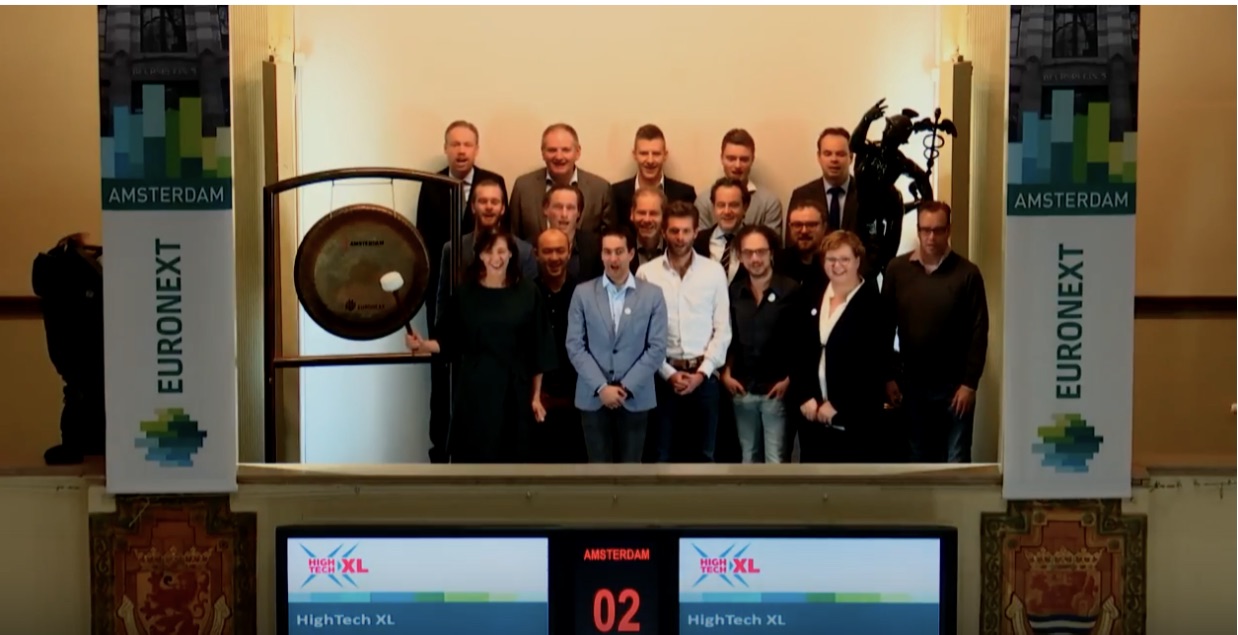 The gong ceremony at Euronext