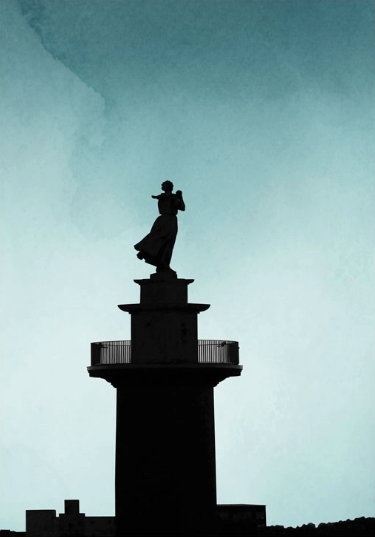 The iconic ‘Kvinna vid havet’ statue was the inspiration for Stigberg Immersive’s ‘The Sea Widow’ – an award winning production at the Gothenburg Fringe Festival 2018. Image used with kind permission of Bag of Plenty .