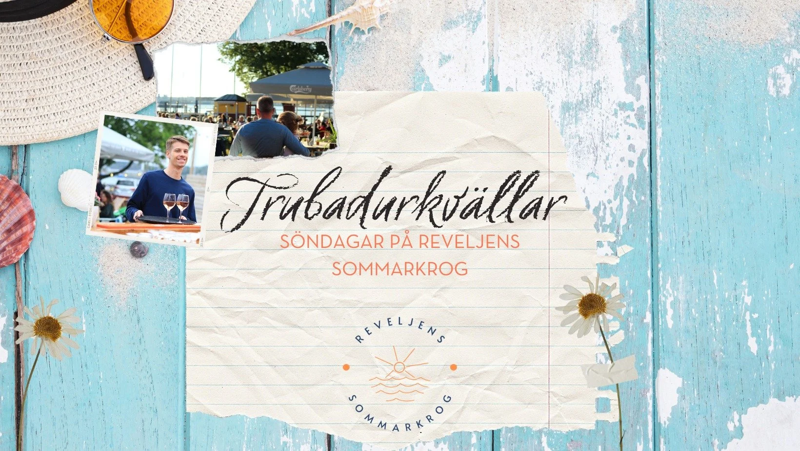 Trubadurkvällar på Reveljens Sommarkrog
