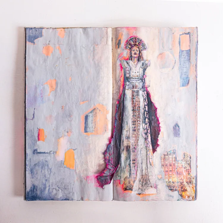 Sentinels+Ali+-+Mixed+Media+Collage+in+Salvaged+Book.webp