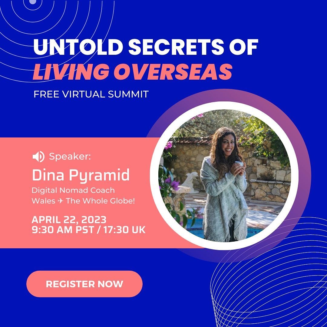 Come join us for two days and learn how to become a successful digital nomad! 
.
From business, to travel hacks, to travel insurance&hellip; you&rsquo;ll learn a bunch of really good info. 
.
Here&rsquo;s the link: https://bit.ly/dina-summit
.
.
.
#d