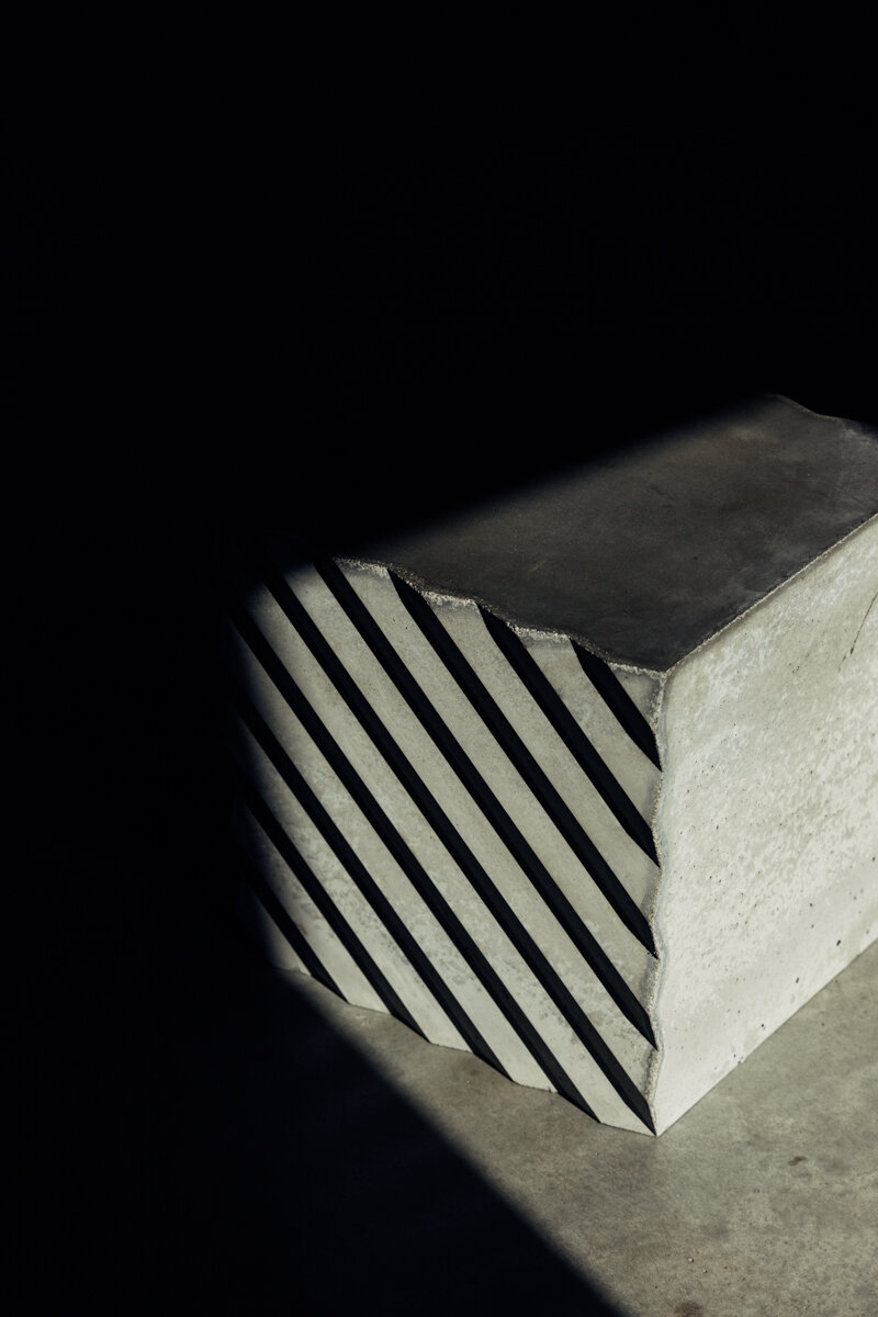 Concrete stool