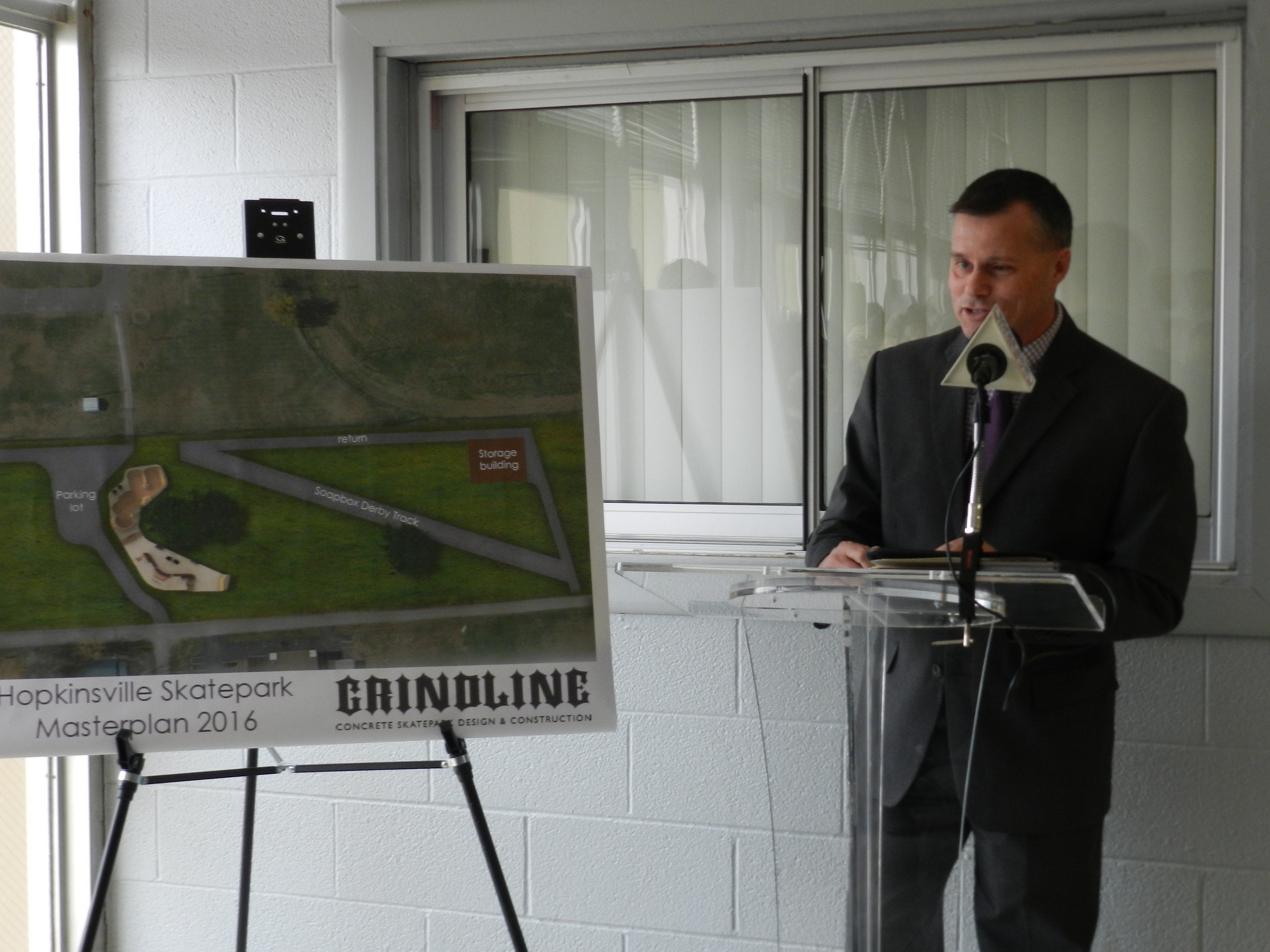 Hopkinsville Skatepark Groundbreaking