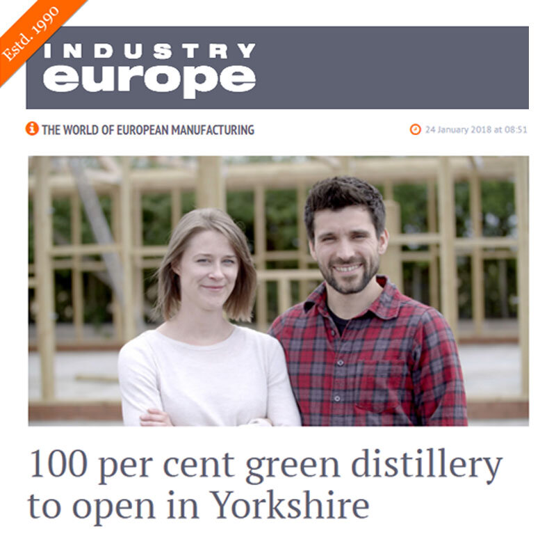  100 per cent Green Distillery to Open in Yorkshire