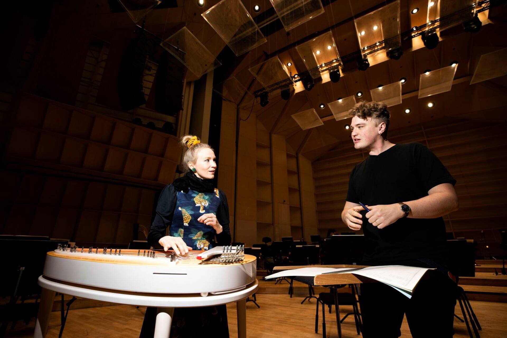 With composer Roope Mäenpää © Toni Repo