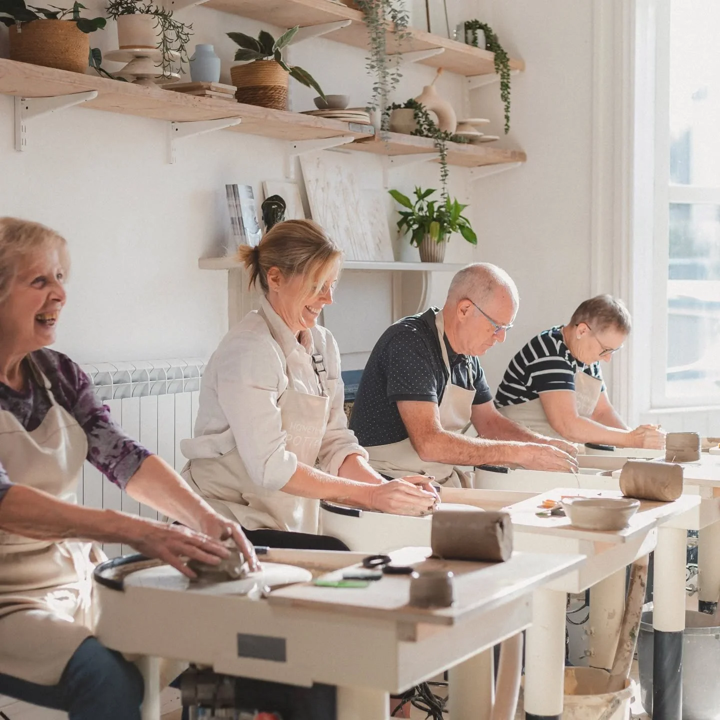 Happy New Year! ✨ Fancy starting 2026 with something a little different? Time at the wheel is wonderfully grounding &mdash; and yes, it&rsquo;s as fun as it looks 🤍

Our pottery workshops in the North Cotswolds are all about slowing down, getting ha