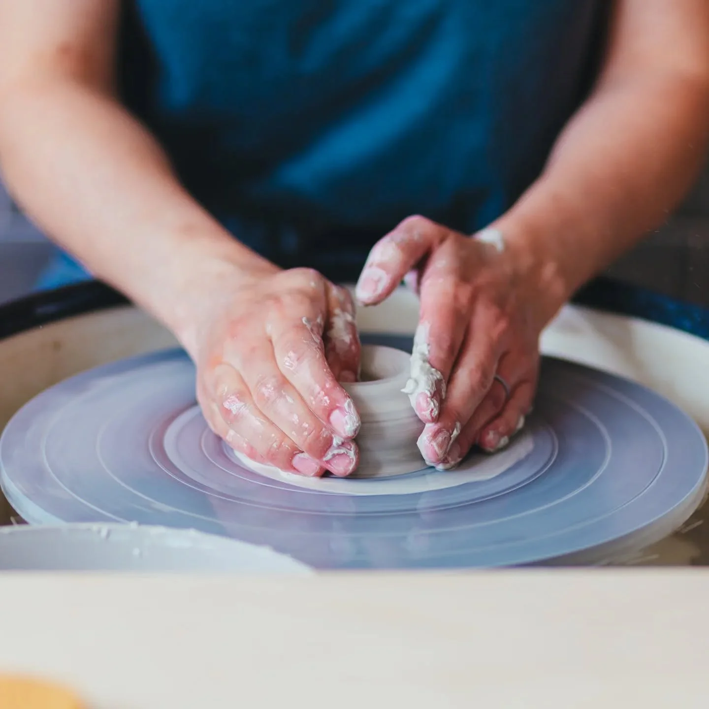 Get centred 🤍 
Slow down, tune in, and discover the rhythm of the wheel.

Beginner workshops every Friday&ndash;Sunday. Tap the link in our bio to join us.

#LearnPottery
#MindfulLiving
#CreativeReset
#PotteryWorkshop
#VisitCotswolds