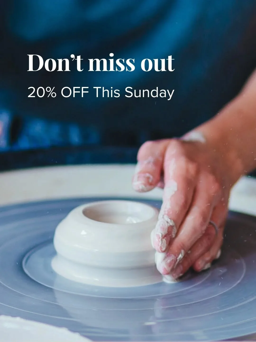 Wheel you be joining us this Sunday? 💫

We&rsquo;ve got a few last-minute spaces left on our Potter&rsquo;s Wheel Taster Workshop &mdash; the perfect chance to get hands-on with clay, try something new, and have a little creative fun!

To make it ev