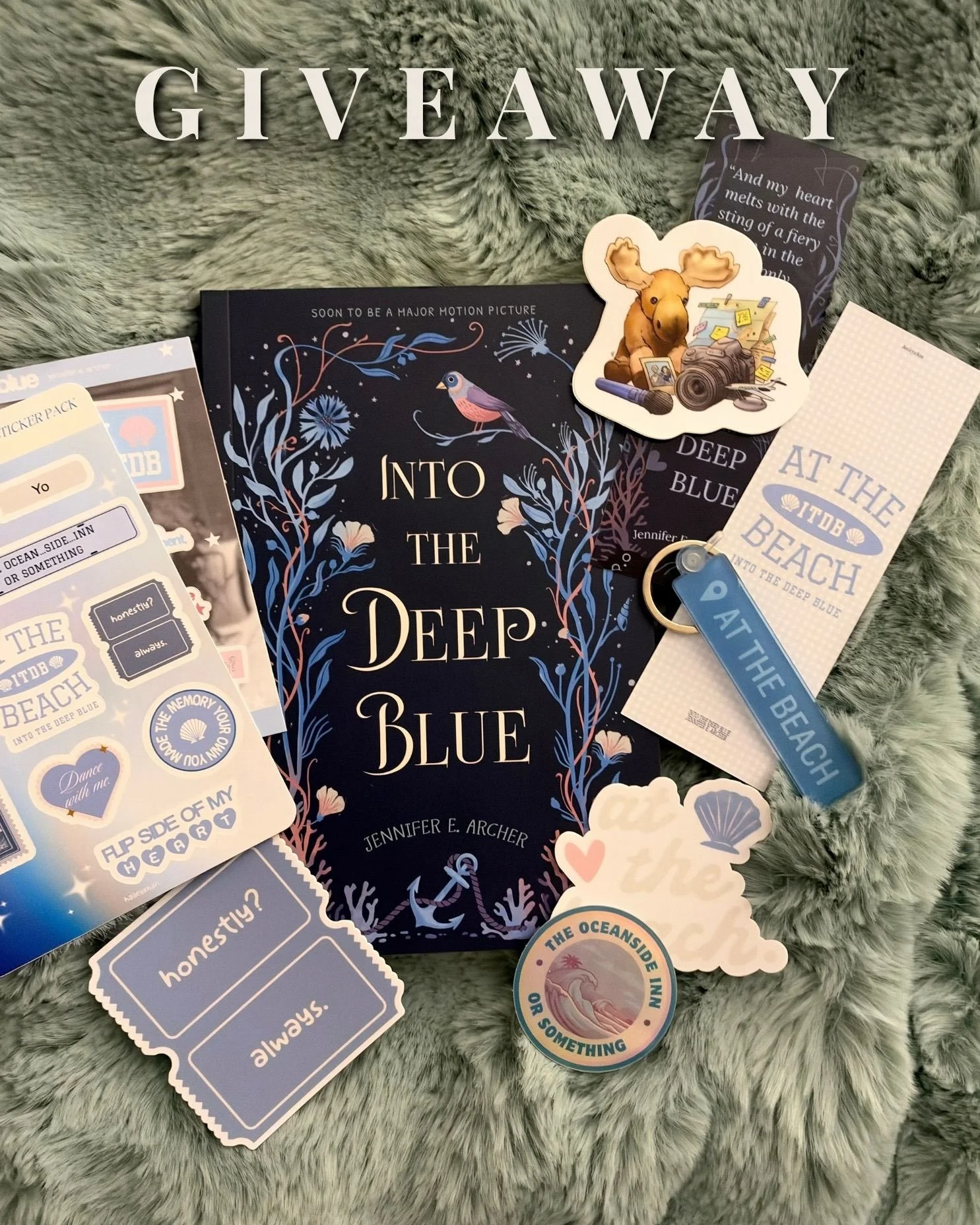 🌊 GIVEAWAY // SIGNED COPY + SWAG 🌊

I have heard your requests friends, so to celebrate the paperback release of  Into The Deep Blue and thank you for all the love, I&rsquo;m giving away two exclusive book bundles to two readers. 💙

Each winner wi