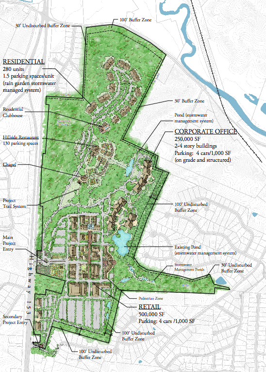 Hillock Green Site Plan