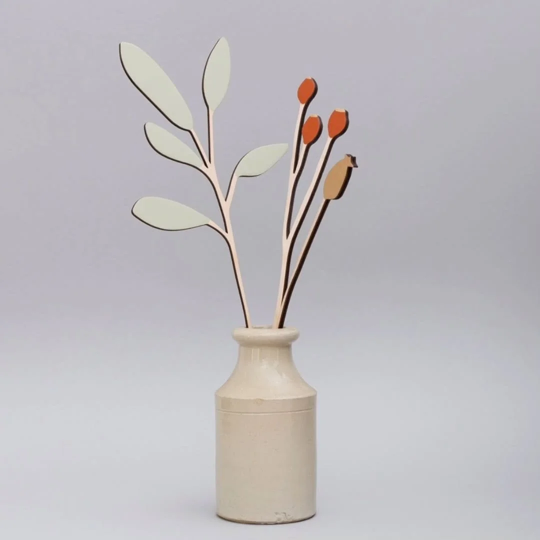 The Winter Sage and Berry set.
A timeless set of wooden flowers, perfect for the festive season but just as beautiful throughout the year.

Featured in my recent Winter newsletter ❤️