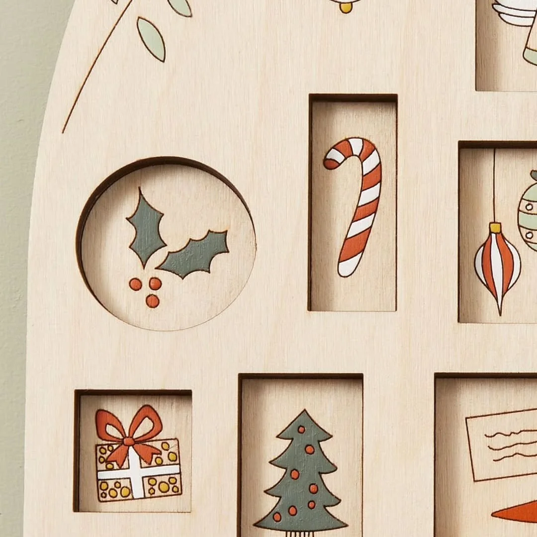 Happy 1st December and the start of the true Christmas countdown!
A sneaky peek at some of the beautiful hand-painted illustrations that are tucked away inside my heirloom wooden advent calendar - all delicately hand-painted and finished in my Dorset