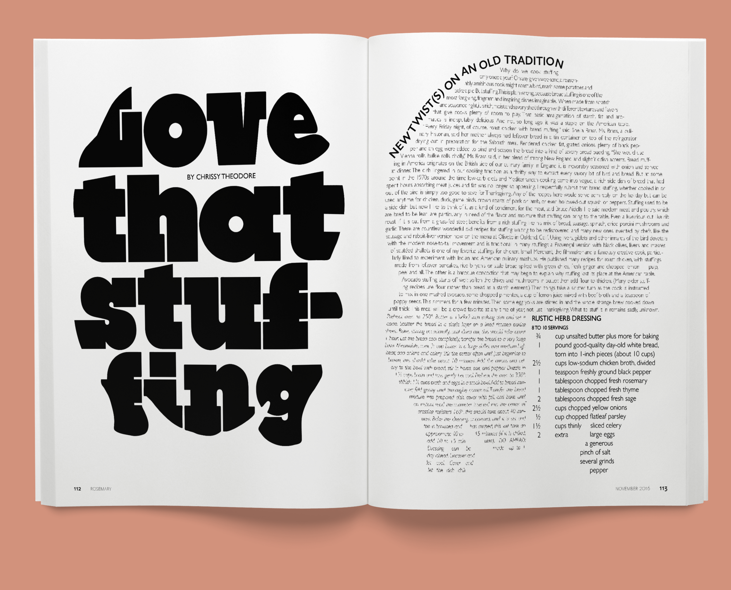  Editorial design assignment for a typography class 