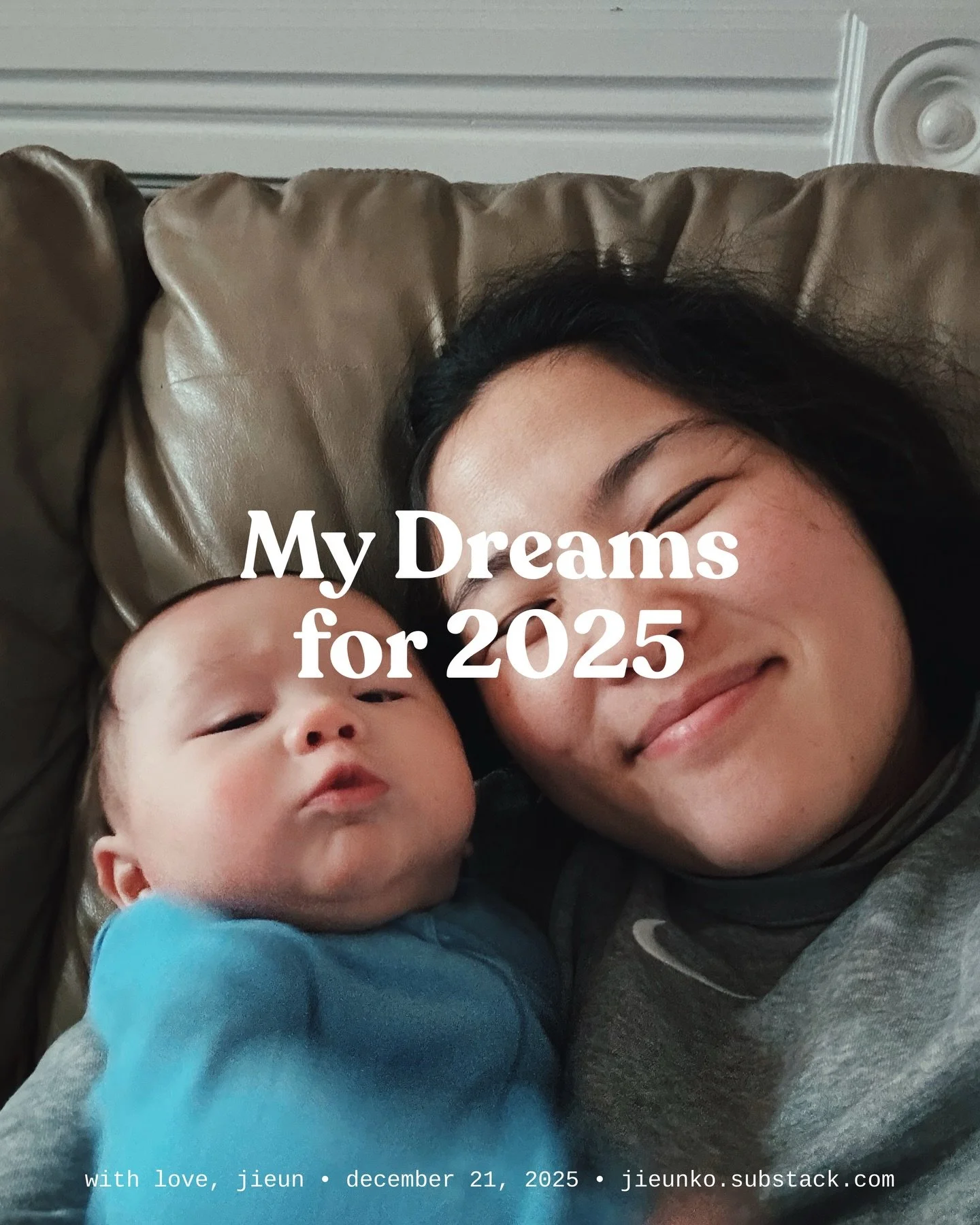 At the beginning of the year, I made a list of dreams for 2025. I was going to share it on Substack back in January, but it felt too vulnerable, too accountable, too exposing. Time passed and passed, and then it felt too late. So I&rsquo;m sharing it